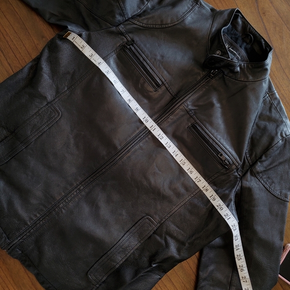 INC leather jacket- size L - Picture 6 of 10